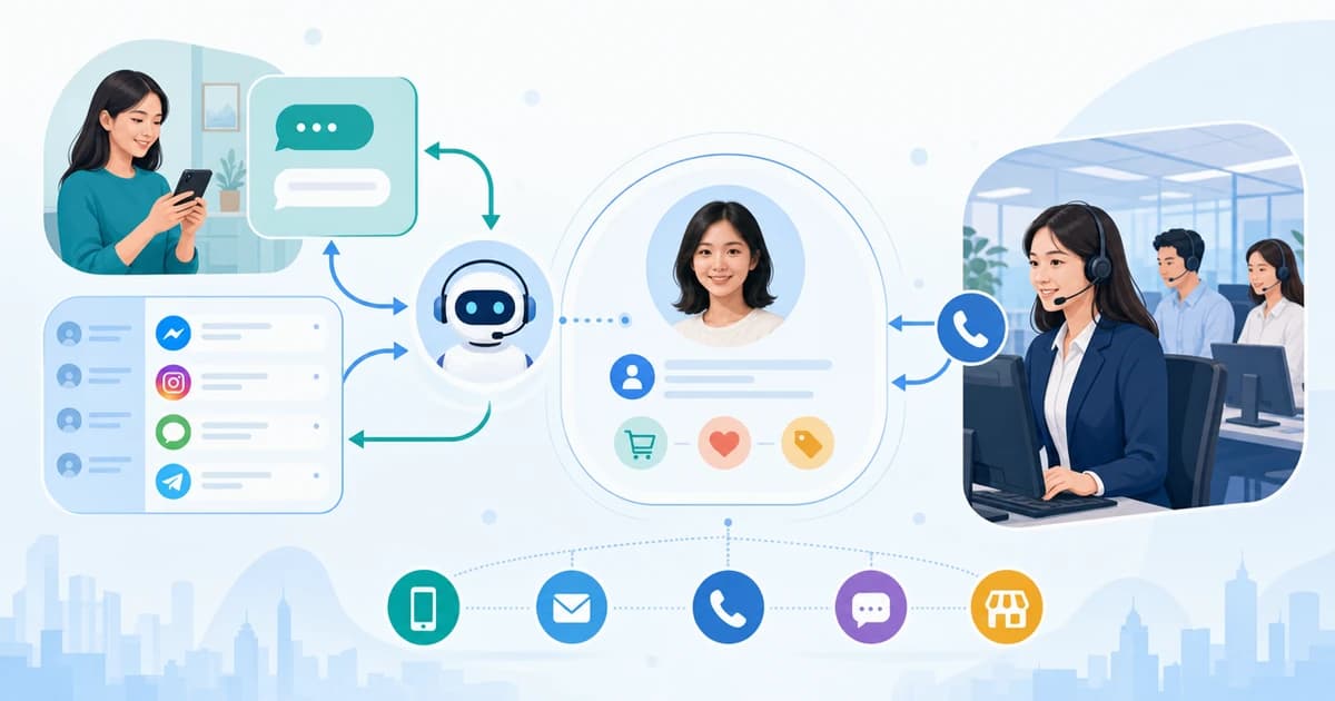 Tích hợp tổng đài với Facebook: Chăm sóc đa kênh