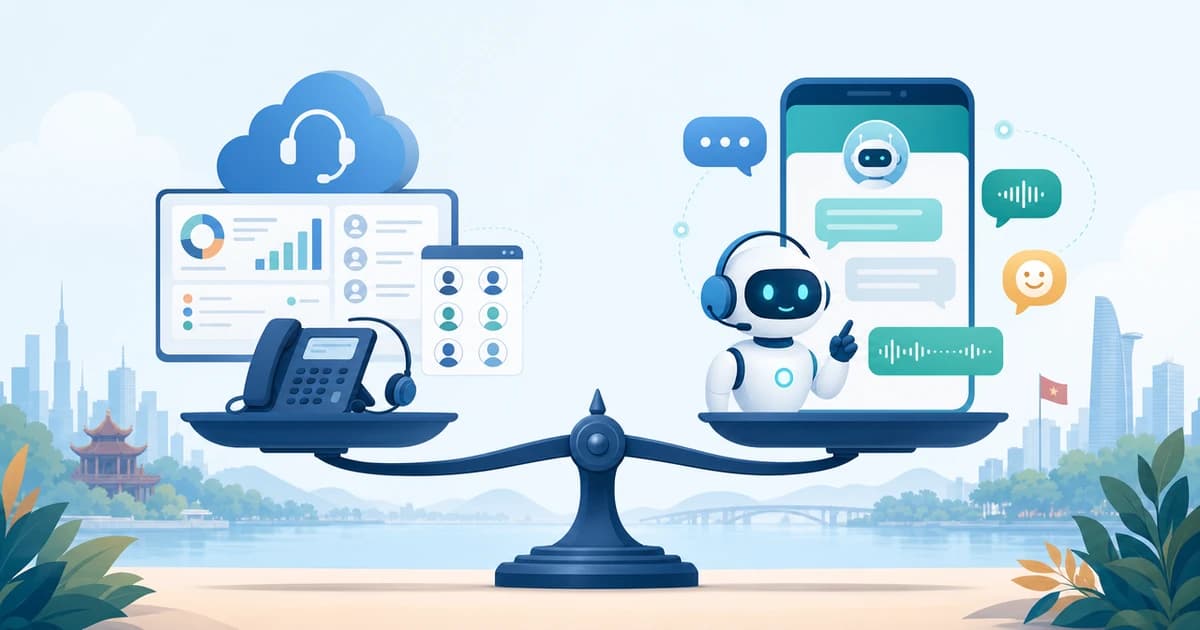 So sánh Bizfly Call & tổng đài AI Việt