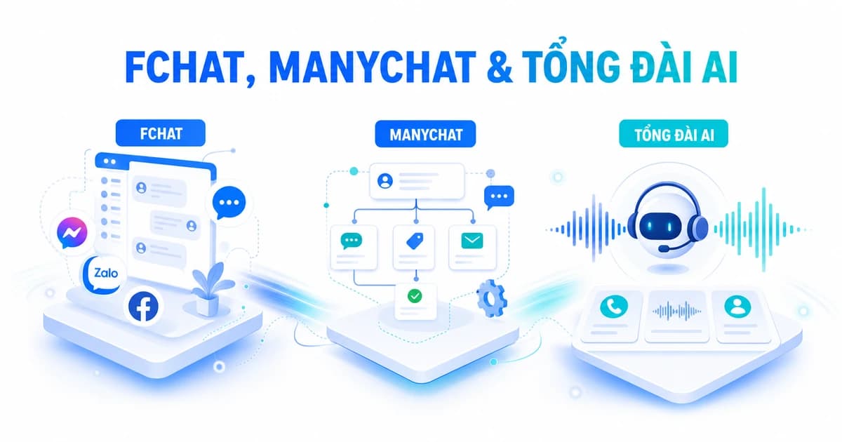 Fchat & ManyChat: Đánh giá & thay thế