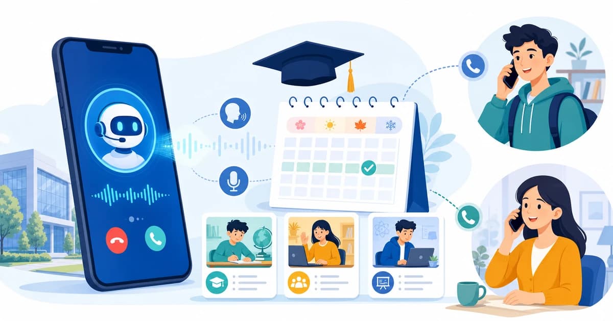 Tổng đài AI cho giáo dục: tuyển sinh & nhắc học phí