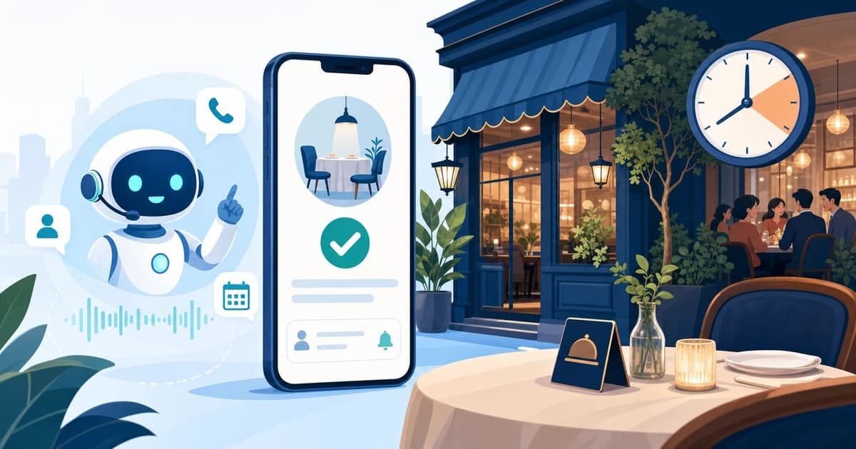 Tổng đài AI cho nhà hàng: đặt bàn tự động 24/7