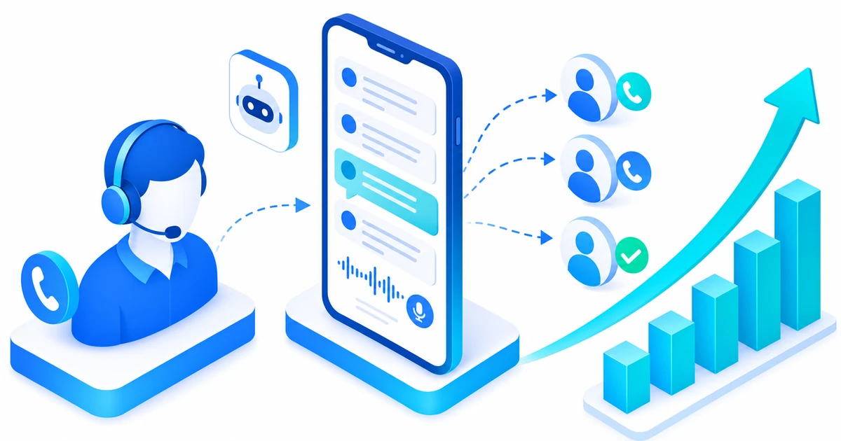 Nhân viên telesales đang gọi điện tư vấn khách hàng, màn hình hiển thị kịch bản và phần mềm CRM