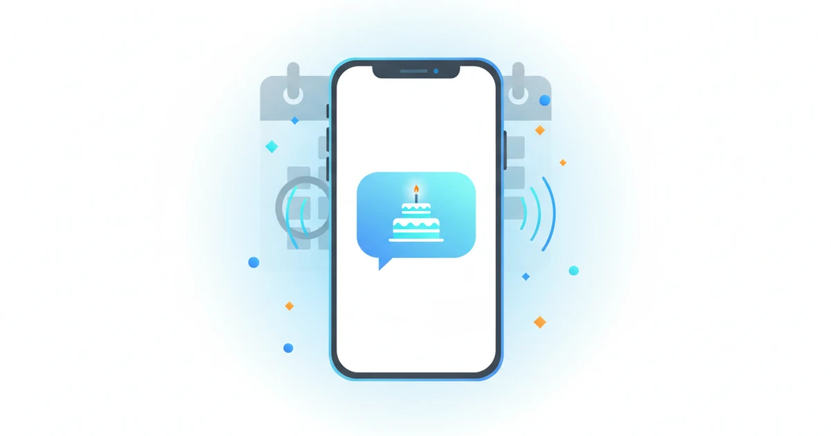 Nhân viên chăm sóc khách hàng gửi tin nhắn chúc mừng sinh nhật khách hàng từ danh sách ngày sinh trên hệ thống